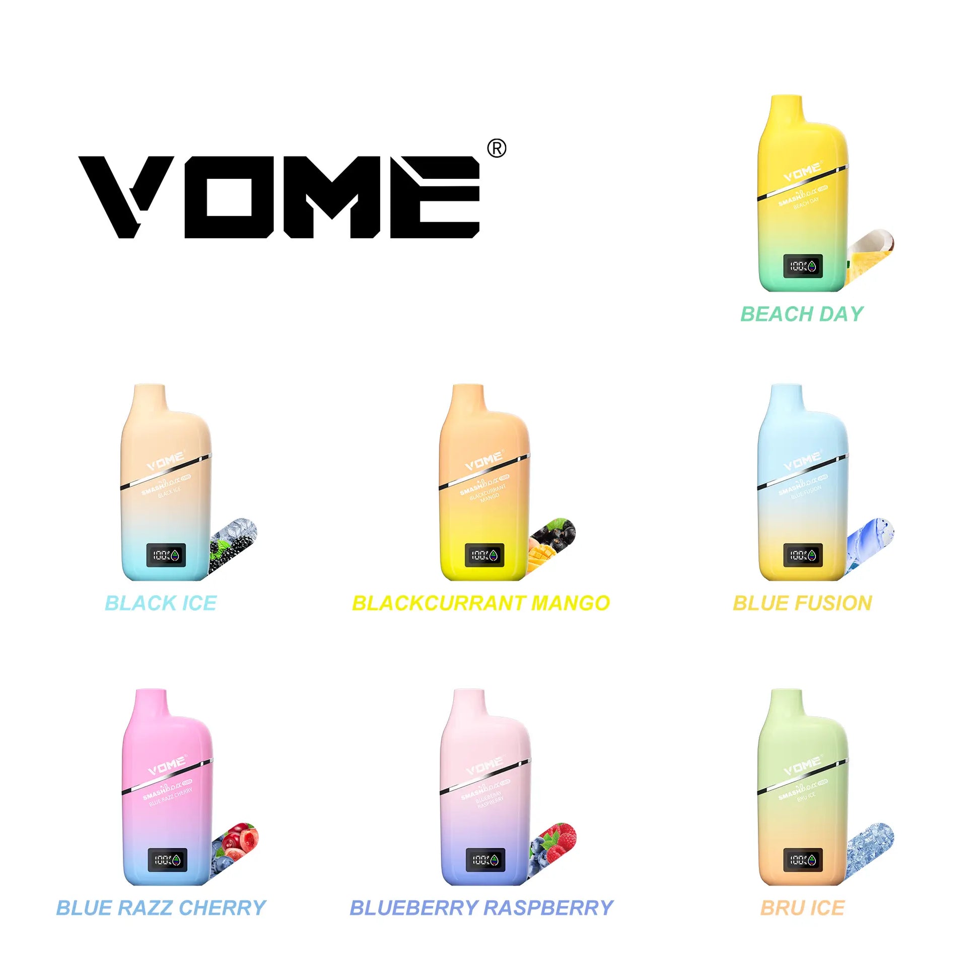 Vome Smash Box 15000 Disposable Vape, Designed by RandM Vomevape Vome Smash Box 15000 Disposable Vape, Designed by RandM Vomevape