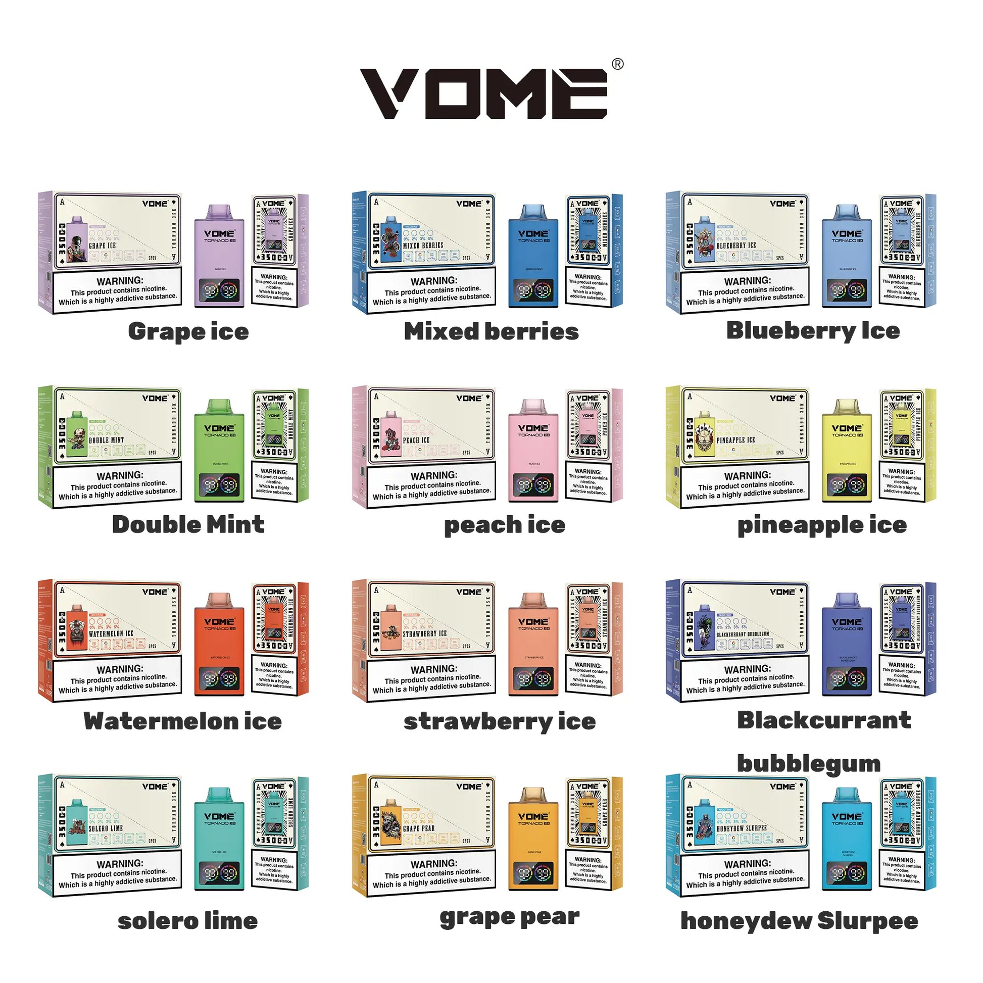Vome Tornado 35K Disposable Vape, Designed by RandM Vomevape Vome Tornado 35K Disposable Vape, Designed by RandM Vomevape